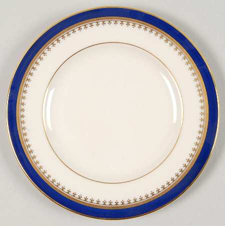 K344B Cobalt Blue Bread & Butter Plate