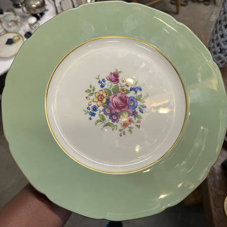 Stradivarius Green Rim by Lenox