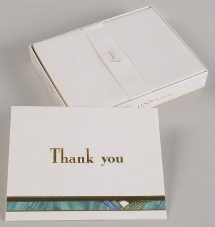 Kelly (Set of 10) Paper Thank You Notes