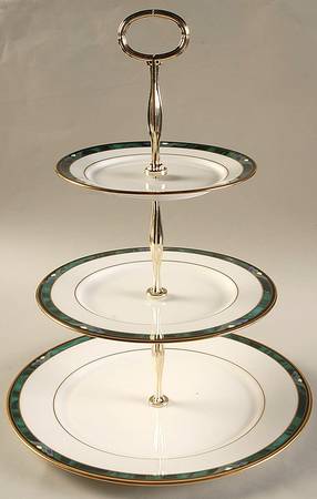Kelly 13 7/8"-14 1/4" 3-Tiered Serving Tray(DP,SP,BB) HC