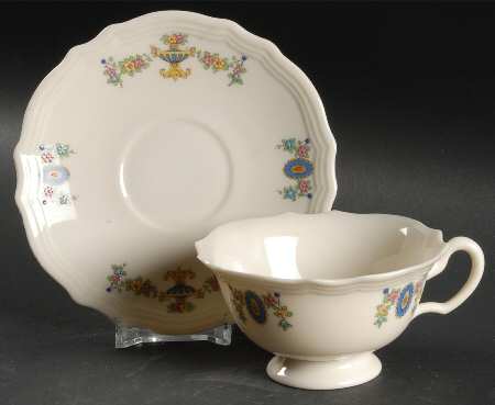 Kenmore Footed Cup & Saucer Set