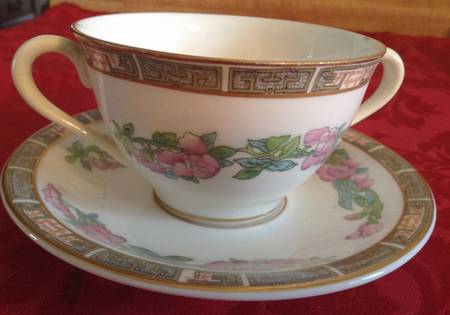 L1 Flat Bouillon Cup & Saucer by Lenox