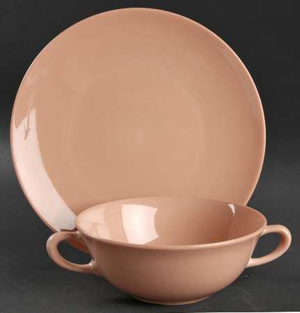 L19 Flat Cream Soup Bowl & Saucer Set