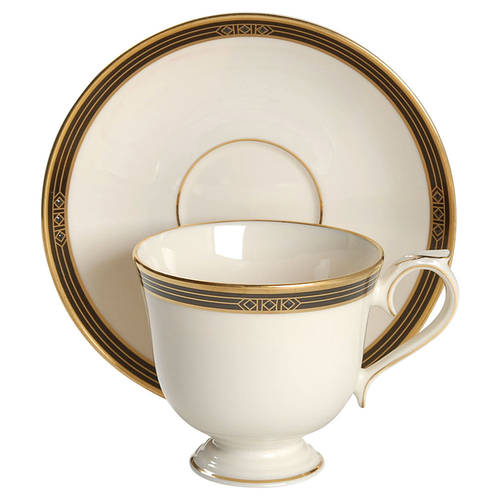 Footed Cup & Saucer Set