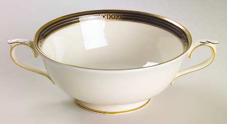 Langdon Gate Footed Cream Soup Bowl
