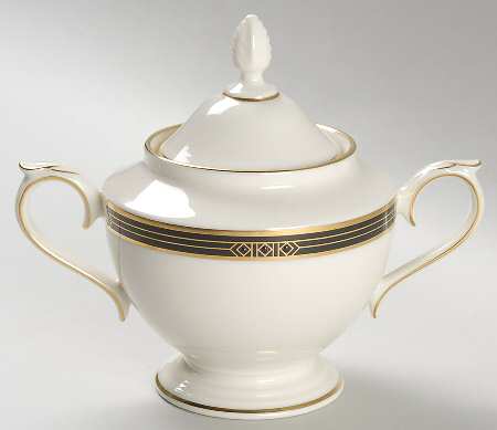 Langdon Gate Sugar Bowl & Lid by Lenox