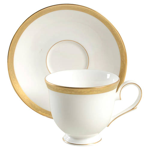 Landmark Gold Footed Cup & Saucer Set