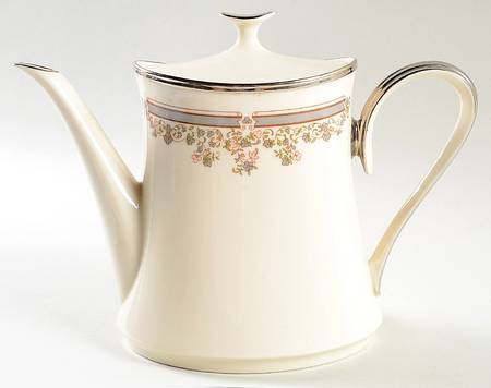 Lace Point Tea/Coffee Pot & Lid