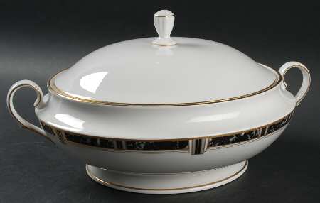 Lenox Classic Modern Round Covered Vegetable