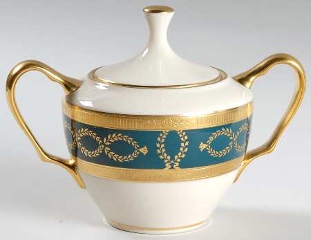 Lenox Heritage Sugar Bowl & Lid