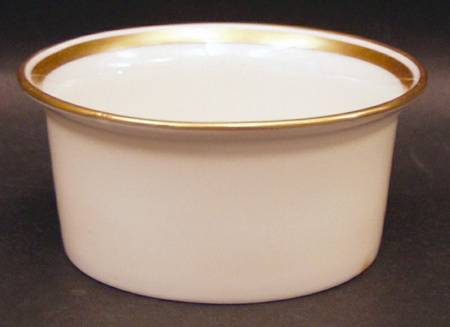 Lenox Liners (Cream, Gold Trim) Decoration #MG Shape 2 Ramekin Liner