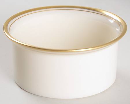 Lenox Liners (Cream, Gold Trim) Decoration #86 Shape 2 Ramekin Liner