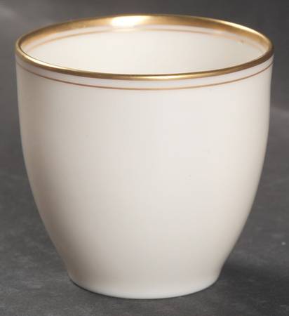Lenox Liners (Cream, Gold Trim) Decoration #86 Shape 1 Egg Cup Liner