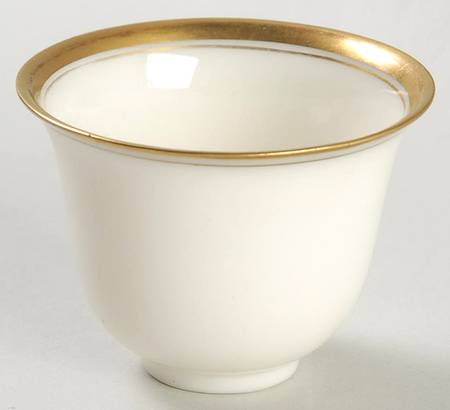 Lenox Liners (Cream, Gold Trim) Decoration #86 Bell Shape Demitasse Liner