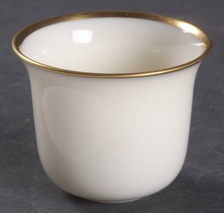 Lenox Liners (Cream, Gold Trim) Decoration #SG Flared Demitasse Liner