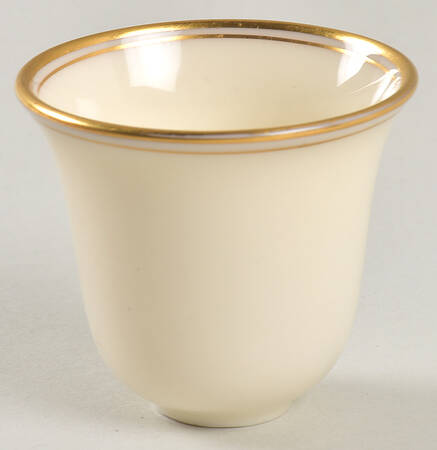 Lenox Liners (Cream, Gold Trim) Decoration #86 Bell Shape Demitasse Liner