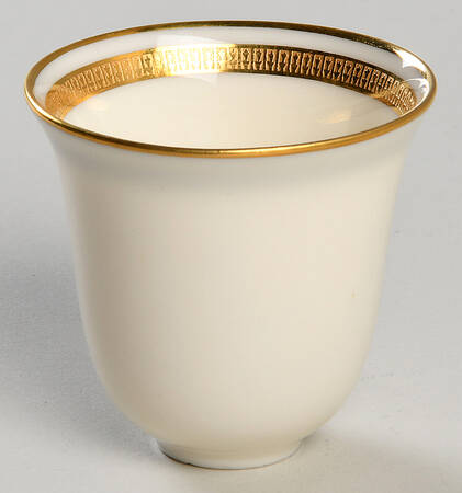 Lenox Liners (Cream, Gold Trim) Decoration #J53 Bell Shape Demitasse Liner