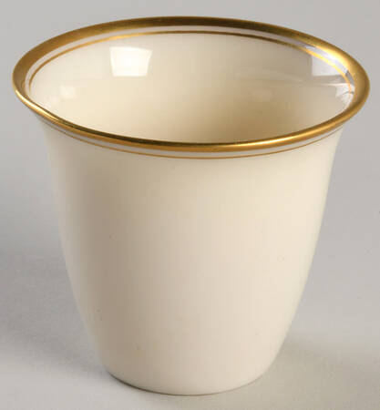 Lenox Liners (Cream, Gold Trim) Decoration #86 Bell Shape Egg Cup Liner