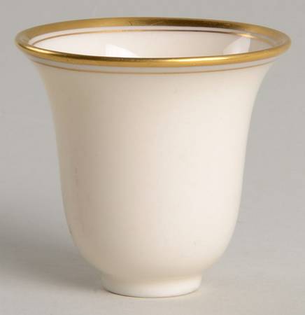 Lenox Liners (Cream, Gold Trim) Decoration #86 Bell Shape Demitasse Liner