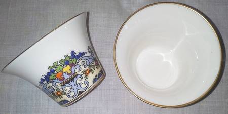 Lenox Liners (Cream, Gold Trim) Decoration #W2 Shape 1 Demitasse Liner