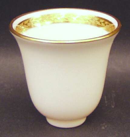 Lenox Liners (Cream, Gold Trim) Decoration #E88 Bell Shape Demitasse Liner