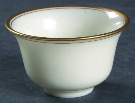 Lenox Liners (Cream, Gold Trim) Decoration #86 Flared Demitasse Liner
