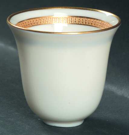 Lenox Liners (Cream, Gold Trim) Decoration #J53 Bell Shape Demitasse Liner