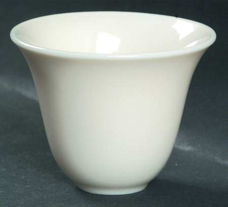 Lenox Liners (Cream, Gold Trim) No Trim Bell Shape Demitasse Liner