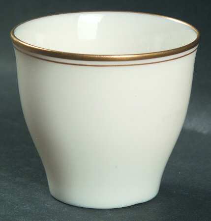 Lenox Liners (Cream, Gold Trim) Decoration #86 Shape 2 Egg Cup Liner