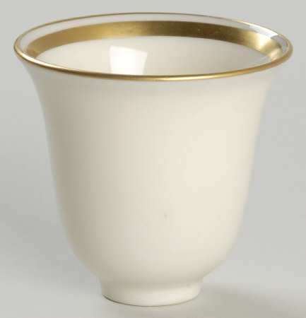 Lenox Liners (Cream, Gold Trim) Decoration #MG Bell Shape Demitasse Liner