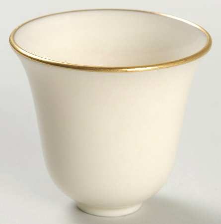 Lenox Liners (Cream, Gold Trim) Decoration #SG Bell Shape Demitasse Liner