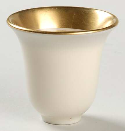 Lenox Liners (Cream, Gold Trim) Decoration #WG Bell Shape Demitasse Liner