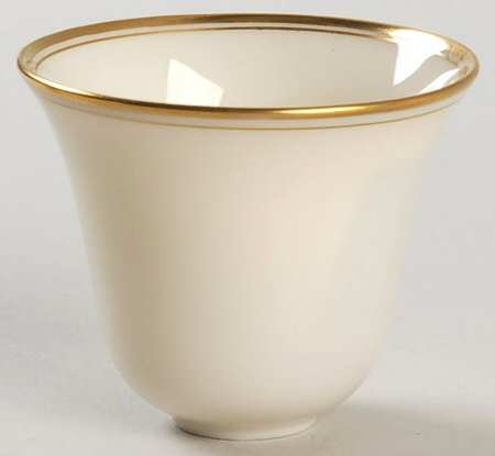 Lenox Liners (Cream, Gold Trim) Decoration #86 Bell Shape Demitasse Liner
