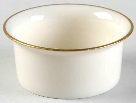 Lenox Liners (Cream, Gold Trim) Decoration #SG Shape 1 Ramekin Liner