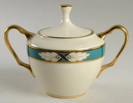 Lenox Legend Sugar Bowl & Lid