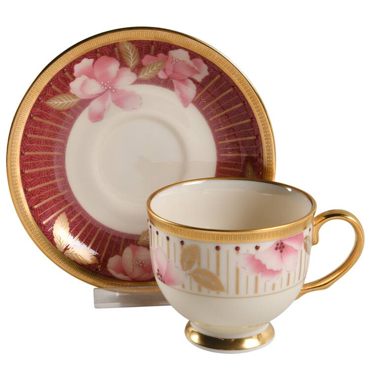 Lenox Masterpiece Footed Cup & Saucer Set
