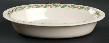 Lenore 9" Oval Vegetable Bowl