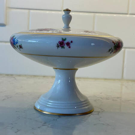 Lenox Rose Candy Box & Lid