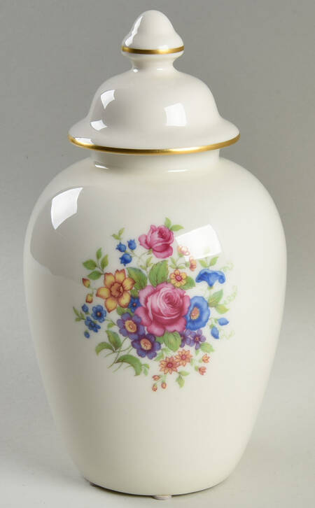 Lenox Rose Medium Ginger Jar & Lid