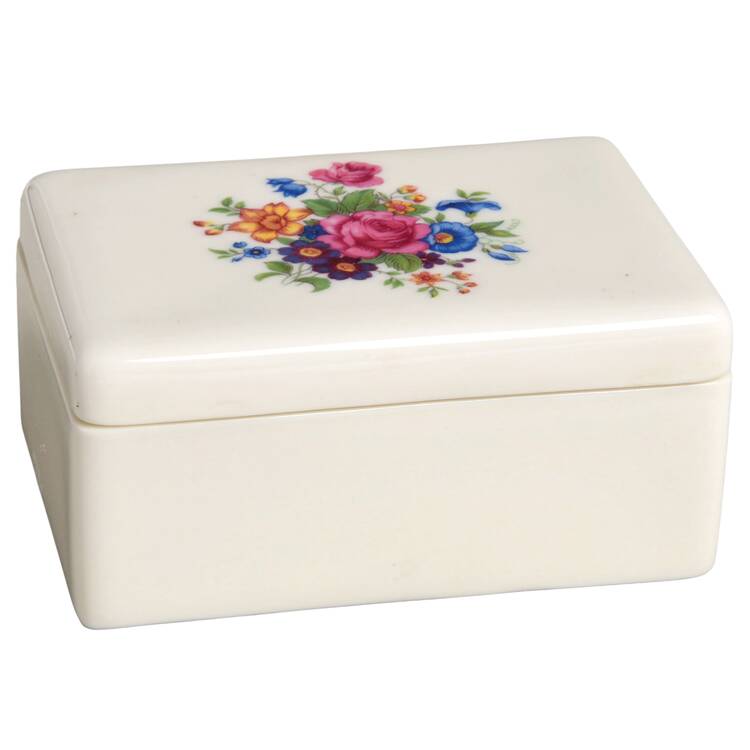 Lenox Rose Cigarette Box & Lid by Lenox