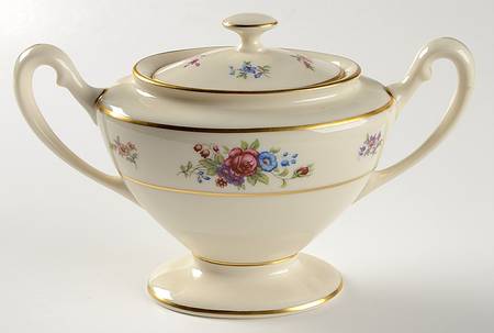 Lenox Rose Shape 743 Sugar Bowl & Lid