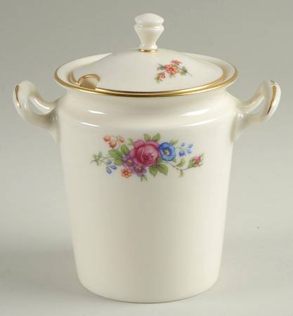 Lenox Rose Jam/Jelly & Lid