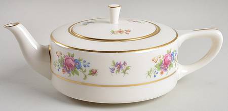Lenox Rose Shape 1690 Teapot & Lid