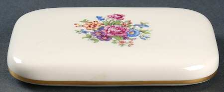 Lenox Rose Lid for Cigarette Box