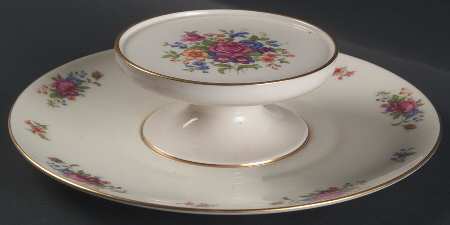 Lenox Rose Cheese and Cracker Set