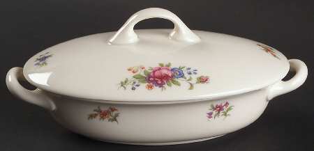 Lenox Rose Chop Dish & Cover