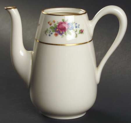 Lenox Rose Individual Coffee Pot No Lid