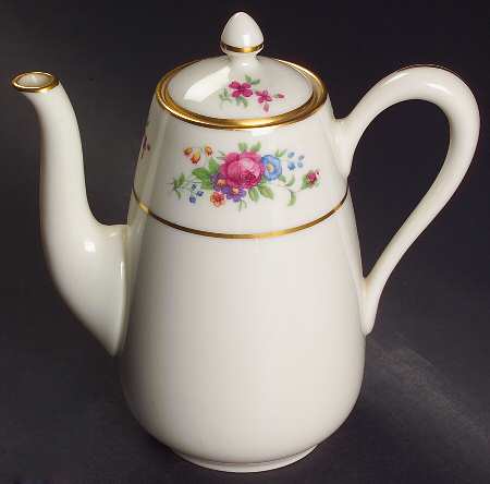 Lenox Rose Individual Coffee Pot & Lid
