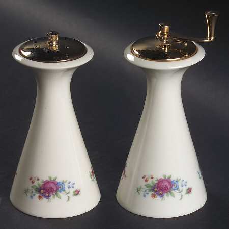 Lenox Rose Salt Mill & Pepper Mill Set