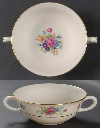 Lenox Rose Flat Cream Soup Bowl
